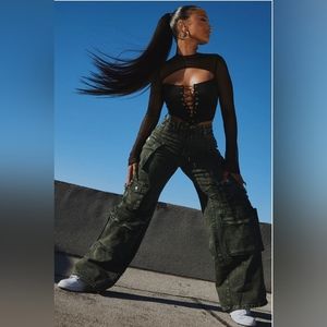 Fashion Nova Cargo Jeans